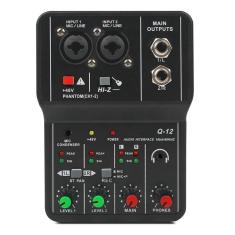 Mesa De Som Teyun Q-12 Interface De Audio Usb Pc 2 Canais