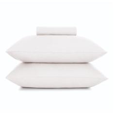 Lençol King c/ Elástico +2 Fronhas Malha in Cotton Altenburg, Branco