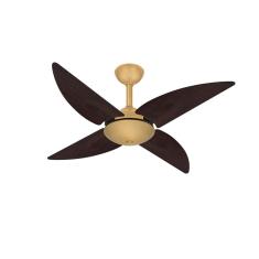 Ventilador De Teto Econômico Dourado Quad 4 Pás Ventax 110V