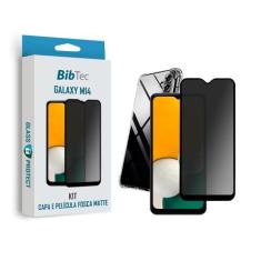 Kit Película de Cerâmica Fosca + Capa Transparente Samsung Galaxy M14 