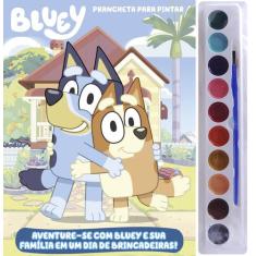 Livro - Bluey Prancheta para Pintar com Aquarela