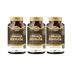 Kit 3 Óleo de Semente de Linhaça Dourada Unilife 120 Cápsulas