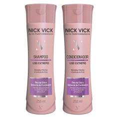 Kit NICK VICK Liso Extremo Shampoo e Condicionador - Nick & Vick