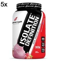 Kit 5X Whey Isolate Definition BodyAction - 900g-Masculino