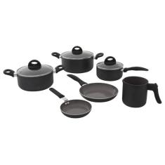 Jogo De Panelas 6 Peças - Ceramic Life Smart Plus Brinox, Preto