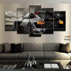 Quadros Decorativos Carros Racing 63x130mt em Tecido