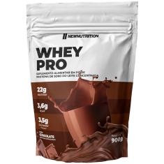 WHEY PRO 60% 1KG CHOCOLATE 900g New Nutrition 