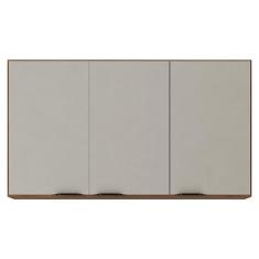 Armário Aéreo para Cozinha Firenze 3 Portas Amêndola Touch Nude Prime Tx - Demóbile