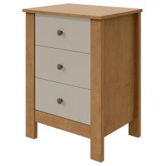 Mesa de Cabeceira Maggiore New Amêndoa Clean / off White