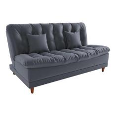 Sofá Cama 3 lugares 185cm Duda Cinza Matrix