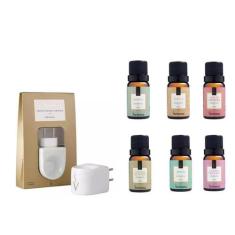 Difusor Elétrico + 6 Essencias 10 Ml Via Aroma
