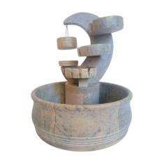 Bebedouro Gato Fonte Lua 3 Quedas Cascata Chafariz Artesanal - Ô Bichi