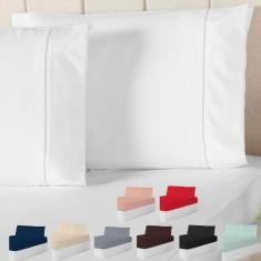 Jogo De Lençol Cama Padrão 200 Fios Com Fronhas Ponto Palito - Enxovai