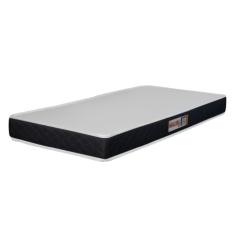 Colchão Solteiro Espuma D20 Malibu 88x188x12cm Preto/Branco Hellen
