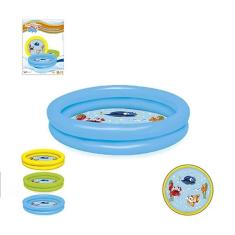 Piscina Inflável 2 Anéis 61L 76X20Cm - Wellmix