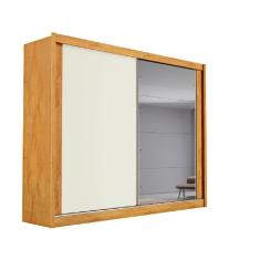 Guarda Roupa Creta 1 Porta Espelhada MDF - Móveis Europa