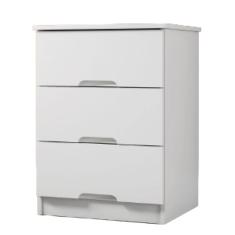 Mesa De Cabeceira 3 Gavetas Londres - Móveis Europa