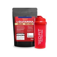 L-Glutamina 300g - 100% Pura Importada - Red Fit Nutrition