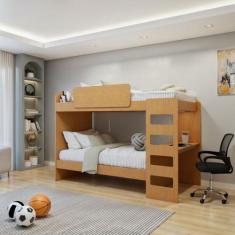 Beliche Solteiro Cantos Arredondados com Led Olga - Móveis Lopas