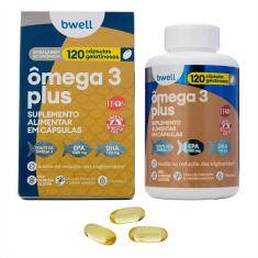 Suplemento Alimentar Ômega 3 Plus bwell 120 cápsulas