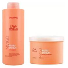 Kit Shampoo e Máscara Wella Nutri Enrich Invigo