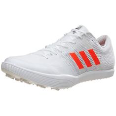 adidas Adizero Lj feminino, Branco/Vermelho Solar/Prata Metálica, 44