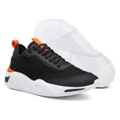 Tênis Masculino Sola Alta Para Caminhada Academia Confortável Macio Le