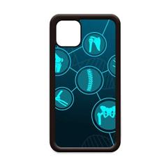 Capa com ilustração de estrutura óssea humana para iPhone 11 Pro Max para Apple Mobile Case Shell