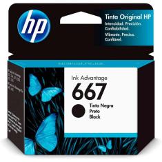 Cartucho hp 667 Preto Original 3YM79AL