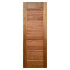 Porta de Madeira Maciça BBB Linha Econômica Casmavi de Cedro Arana - 2