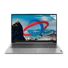 Notebook Lenovo Ideapad 1i - Intel i3 1215U, RAM 4GB, SSD 128GB, Tela 15.6 HD, Linux - Cloud Grey
