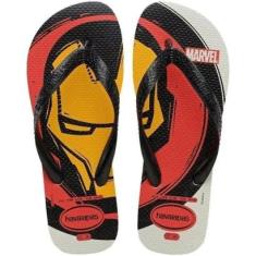 Chinelo Masculino Havaianas Top Marvel Branco - 4146953-Masculino