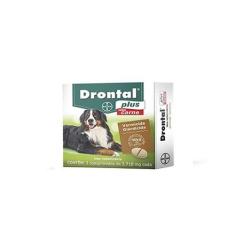 Vermifugo Drontal Plus Bayer Para Cães De 35 Kg -Sabor Carne