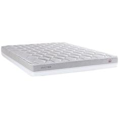 Colchão King Size Herval Ideal com Molas Maxpring e Pillow Top One Side 25x193x203cm - Cinza