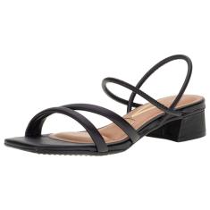 Sandália Feminina Salto Grosso Vizzano - 6454108