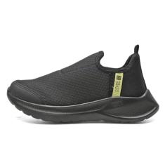 Tenis Klin Slip On Com Cabedal Em Malha - 445.005000