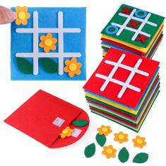 Pacote de 30 jogos de tabuleiro Tic Tac Toe SRENJU SINU