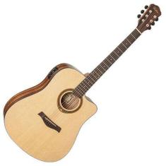 Violão Elétrico Hofma Hmf-290 Stnt Natural Aço