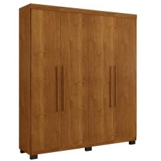 Guarda Roupa Master 4 Portas 3 Gavetas Em Mdf Benetil Móveis Cinamomo