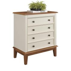 Cômoda 4 Gavetas Off White
