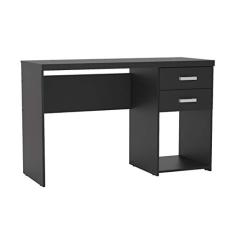 Escrivaninha Malta 2 gavetas Preto Politorno