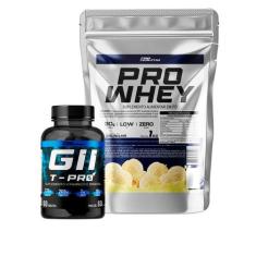 Whey Protein Refil 1Kg + Gh Testo Pro 60 Tabletes - Pro Healthy - Pro 