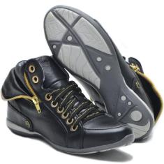 Bota Casual Feminina Bmbrasil 214/09 Preto, 38