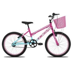 Bicicleta Infantil Feminina Aro 20 KOG com Cestinha