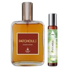 Kit Perfume Patchouli 100Ml Feminino + Spray Portátil 10Ml - Essência 