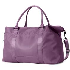 Bolsa esportiva de viagem, bolsa de viagem de fim de semana masculina pequena bolsa de ginástica para mulheres, bolsa hospitalar para trabalho de parto e parto, bolsa de bagagem noturna com manga de