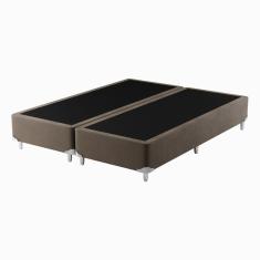 Base Box King 193x203cm Marrom