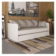 Bicama Solteiro Ambiente Cm8032 Branco - Tecnomobili - TECNOMÓBILI