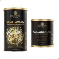 Kit Vanilla Whey Protein 900g + Collagen Skin 330g Essential - Essenti