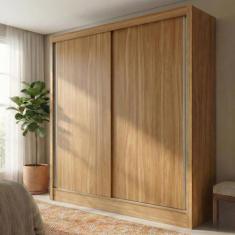 Guarda-Roupa Solteiro 2 Portas de Correr e 2 Gavetas Peônia Yescasa Am